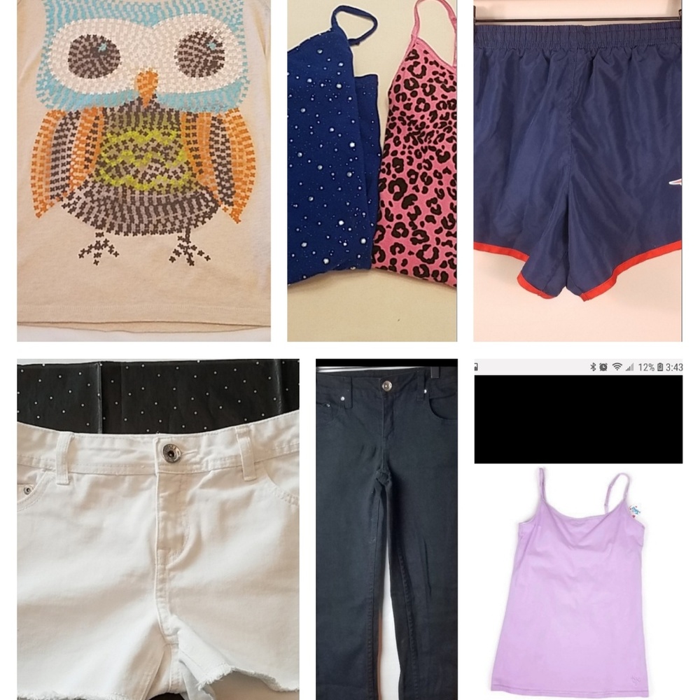 Bundle of girls Justice clothing size 16/18